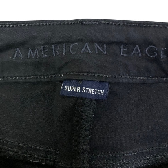 American Eagle Black Skinny Jeans Women's Jeans American Eagle Jeans 8R - Picture 3 of 7